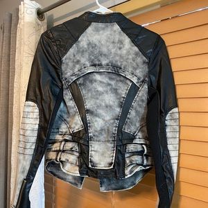 BKE Leather Moto Jacket